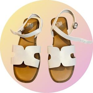 SM New York White Sandals